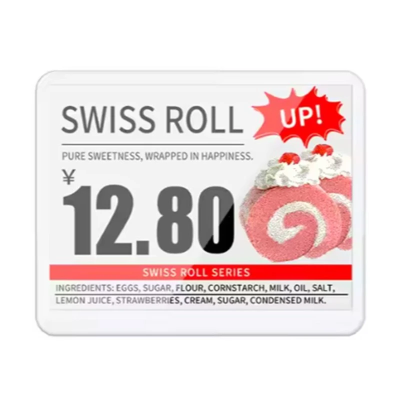 5.8'' E-ink Elektɔriki Etajɛri Labels - A bɛ NFC & 7-Color LED dɛmɛ
