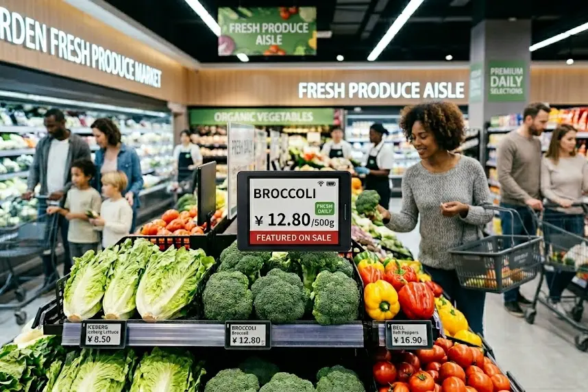 Supermarket Electronic Price Tags: Gafe min bɛ se ka kɛ ESL baarakɛcogo ni RO...